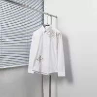 Cheap Louis Vuitton LV Shirts Long Sleeved For Men #1354493 Replica Wholesale [$76.00 USD] [ITEM#1354493] on Replica Louis Vuitton LV Shirts