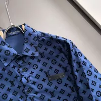 Cheap Louis Vuitton LV Shirts Long Sleeved For Men #1354495 Replica Wholesale [$68.00 USD] [ITEM#1354495] on Replica Louis Vuitton LV Shirts