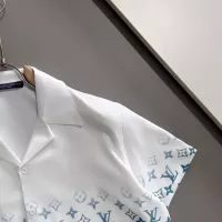 Cheap Louis Vuitton LV Shirts Short Sleeved For Men #1354502 Replica Wholesale [$60.00 USD] [ITEM#1354502] on Replica Louis Vuitton LV Shirts
