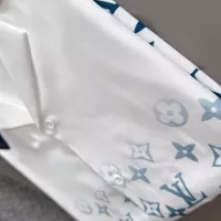 Cheap Louis Vuitton LV Shirts Short Sleeved For Men #1354502 Replica Wholesale [$60.00 USD] [ITEM#1354502] on Replica Louis Vuitton LV Shirts