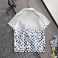 Cheap Louis Vuitton LV Shirts Short Sleeved For Men #1354502 Replica Wholesale [$60.00 USD] [ITEM#1354502] on Replica Louis Vuitton LV Shirts