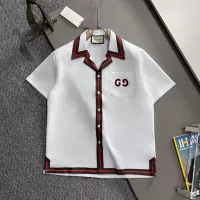 Cheap Gucci Shirts Short Sleeved For Men #1354504 Replica Wholesale [$60.00 USD] [ITEM#1354504] on Replica Gucci Shirts