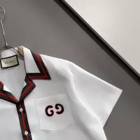 Cheap Gucci Shirts Short Sleeved For Men #1354504 Replica Wholesale [$60.00 USD] [ITEM#1354504] on Replica Gucci Shirts