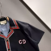 Cheap Gucci Shirts Short Sleeved For Men #1354505 Replica Wholesale [$60.00 USD] [ITEM#1354505] on Replica Gucci Shirts