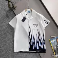 Cheap Prada Shirts Short Sleeved For Men #1354507 Replica Wholesale [$60.00 USD] [ITEM#1354507] on Replica Prada Shirts