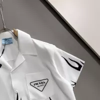Cheap Prada Shirts Short Sleeved For Men #1354507 Replica Wholesale [$60.00 USD] [ITEM#1354507] on Replica Prada Shirts