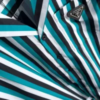 Cheap Prada Shirts Short Sleeved For Men #1354510 Replica Wholesale [$60.00 USD] [ITEM#1354510] on Replica Prada Shirts