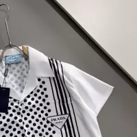 Cheap Prada Shirts Short Sleeved For Men #1354511 Replica Wholesale [$60.00 USD] [ITEM#1354511] on Replica Prada Shirts