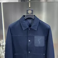 Cheap Yves Saint Laurent YSL Jackets Long Sleeved For Men #1354526 Replica Wholesale [$135.00 USD] [ITEM#1354526] on Replica Yves Saint Laurent YSL Jackets