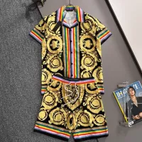Cheap Versace Tracksuits Short Sleeved For Men #1354531 Replica Wholesale [$80.00 USD] [ITEM#1354531] on Replica Versace Tracksuits