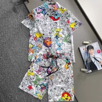 Cheap Louis Vuitton LV Tracksuits Short Sleeved For Men #1354533 Replica Wholesale [$80.00 USD] [ITEM#1354533] on Replica Louis Vuitton LV Tracksuits