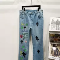 Cheap Chrome Hearts Jeans For Unisex #1354590 Replica Wholesale [$56.00 USD] [ITEM#1354590] on Replica Chrome Hearts Jeans