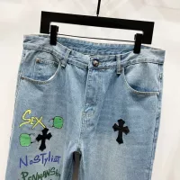 Cheap Chrome Hearts Jeans For Unisex #1354590 Replica Wholesale [$56.00 USD] [ITEM#1354590] on Replica Chrome Hearts Jeans