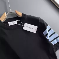 Cheap Thom Browne TB T-Shirts Short Sleeved For Men #1354800 Replica Wholesale [$72.00 USD] [ITEM#1354800] on Replica Thom Browne TB T-Shirts