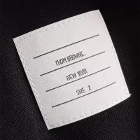 Cheap Thom Browne TB T-Shirts Short Sleeved For Men #1354800 Replica Wholesale [$72.00 USD] [ITEM#1354800] on Replica Thom Browne TB T-Shirts