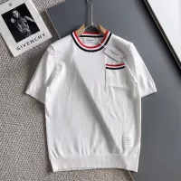 Cheap Thom Browne TB T-Shirts Short Sleeved For Men #1354801 Replica Wholesale [$72.00 USD] [ITEM#1354801] on Replica Thom Browne TB T-Shirts