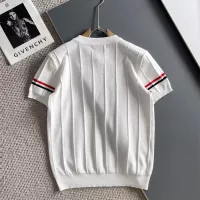 Cheap Thom Browne TB T-Shirts Short Sleeved For Men #1354803 Replica Wholesale [$72.00 USD] [ITEM#1354803] on Replica Thom Browne TB T-Shirts