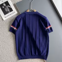 Cheap Thom Browne TB T-Shirts Short Sleeved For Men #1354805 Replica Wholesale [$72.00 USD] [ITEM#1354805] on Replica Thom Browne TB T-Shirts