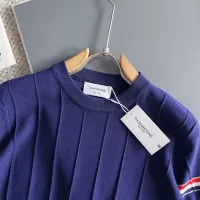 Cheap Thom Browne TB T-Shirts Short Sleeved For Men #1354805 Replica Wholesale [$72.00 USD] [ITEM#1354805] on Replica Thom Browne TB T-Shirts