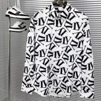 Cheap Louis Vuitton LV Shirts Long Sleeved For Men #1354811 Replica Wholesale [$98.00 USD] [ITEM#1354811] on Replica Louis Vuitton LV Shirts
