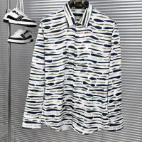 Cheap Louis Vuitton LV Shirts Long Sleeved For Men #1354814 Replica Wholesale [$98.00 USD] [ITEM#1354814] on Replica Louis Vuitton LV Shirts