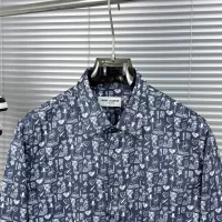 Cheap Yves Saint Laurent YSL Shirts Long Sleeved For Men #1354827 Replica Wholesale [$98.00 USD] [ITEM#1354827] on Replica Yves Saint Laurent YSL Shirts
