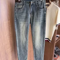 Cheap Louis Vuitton LV Jeans For Men #1354856 Replica Wholesale [$85.00 USD] [ITEM#1354856] on Replica Louis Vuitton LV Jeans
