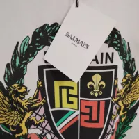 Cheap Balmain T-Shirts Short Sleeved For Unisex #1354891 Replica Wholesale [$32.00 USD] [ITEM#1354891] on Replica Balmain T-Shirts