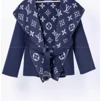Cheap Louis Vuitton LV Coat Long Sleeved For Women #1354995 Replica Wholesale [$390.08 USD] [ITEM#1354995] on Replica Louis Vuitton LV Coat