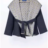 Cheap Louis Vuitton LV Coat Long Sleeved For Women #1354998 Replica Wholesale [$390.08 USD] [ITEM#1354998] on Replica Louis Vuitton LV Coat