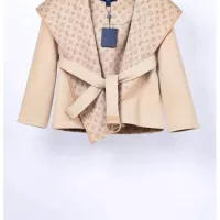 Cheap Louis Vuitton LV Coat Long Sleeved For Women #1355013 Replica Wholesale [$390.08 USD] [ITEM#1355013] on Replica Louis Vuitton LV Coat