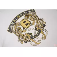 Cheap Balmain T-Shirts Short Sleeved For Unisex #1355030 Replica Wholesale [$32.00 USD] [ITEM#1355030] on Replica Balmain T-Shirts