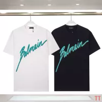 Cheap Balmain T-Shirts Short Sleeved For Unisex #1355048 Replica Wholesale [$32.00 USD] [ITEM#1355048] on Replica Balmain T-Shirts