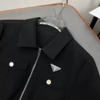 Cheap Prada Dresses Short Sleeved For Women #1355122 Replica Wholesale [$108.00 USD] [ITEM#1355122] on Replica Prada Dresses