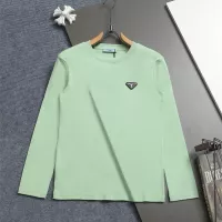 Cheap Prada T-Shirts Long Sleeved For Unisex #1355142 Replica Wholesale [$48.00 USD] [ITEM#1355142] on Replica Prada T-Shirts