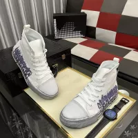 Cheap Dsquared High Tops Shoes For Men #1355559 Replica Wholesale [$85.00 USD] [ITEM#1355559] on Replica Dsquared High Tops Shoes