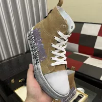 Cheap Dsquared High Tops Shoes For Men #1355561 Replica Wholesale [$85.00 USD] [ITEM#1355561] on Replica Dsquared High Tops Shoes