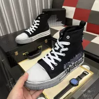 Cheap Dsquared High Tops Shoes For Men #1355565 Replica Wholesale [$85.00 USD] [ITEM#1355565] on Replica Dsquared High Tops Shoes