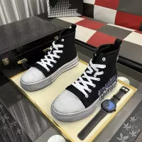 Cheap Dsquared High Tops Shoes For Men #1355565 Replica Wholesale [$85.00 USD] [ITEM#1355565] on Replica Dsquared High Tops Shoes