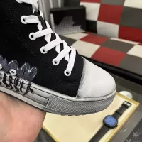 Cheap Dsquared High Tops Shoes For Men #1355565 Replica Wholesale [$85.00 USD] [ITEM#1355565] on Replica Dsquared High Tops Shoes