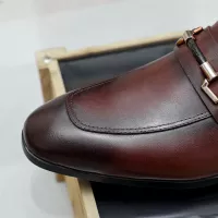 Cheap Salvatore Ferragamo Leather Shoes For Men #1355583 Replica Wholesale [$88.00 USD] [ITEM#1355583] on Replica Salvatore Ferragamo Leather Shoes