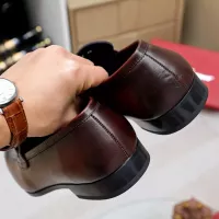 Cheap Salvatore Ferragamo Leather Shoes For Men #1355583 Replica Wholesale [$88.00 USD] [ITEM#1355583] on Replica Salvatore Ferragamo Leather Shoes