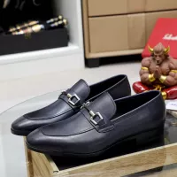 Cheap Salvatore Ferragamo Leather Shoes For Men #1355584 Replica Wholesale [$88.00 USD] [ITEM#1355584] on Replica Salvatore Ferragamo Leather Shoes