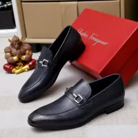 Cheap Salvatore Ferragamo Leather Shoes For Men #1355584 Replica Wholesale [$88.00 USD] [ITEM#1355584] on Replica Salvatore Ferragamo Leather Shoes