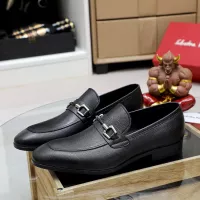 Cheap Salvatore Ferragamo Leather Shoes For Men #1355586 Replica Wholesale [$88.00 USD] [ITEM#1355586] on Replica Salvatore Ferragamo Leather Shoes