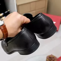 Cheap Salvatore Ferragamo Leather Shoes For Men #1355586 Replica Wholesale [$88.00 USD] [ITEM#1355586] on Replica Salvatore Ferragamo Leather Shoes