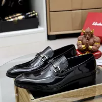 Cheap Salvatore Ferragamo Leather Shoes For Men #1355587 Replica Wholesale [$88.00 USD] [ITEM#1355587] on Replica Salvatore Ferragamo Leather Shoes