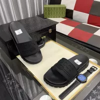 Cheap Gucci Slippers For Men #1355970 Replica Wholesale [$52.00 USD] [ITEM#1355970] on Replica Gucci Slippers