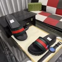 Cheap Gucci Slippers For Men #1355972 Replica Wholesale [$52.00 USD] [ITEM#1355972] on Replica Gucci Slippers