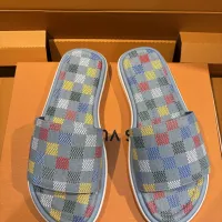 Cheap Louis Vuitton Slippers For Men #1356043 Replica Wholesale [$105.00 USD] [ITEM#1356043] on Replica Louis Vuitton Slippers